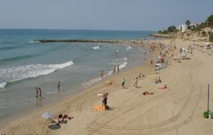 Imatge de la platja de Sant Gervasi. Ajuntament de Vilanova