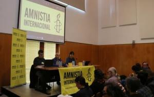 Imatge de l'assemblea que Amnistia Internacional Catalunya ha celebrat aquest dissabte 7 d'abril a Vilafranca del Penedès. ACN