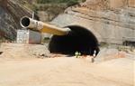 Imatge de l'entrada al túnel d'Olesa de la B-40 el 20 de juny de 2017. ACN