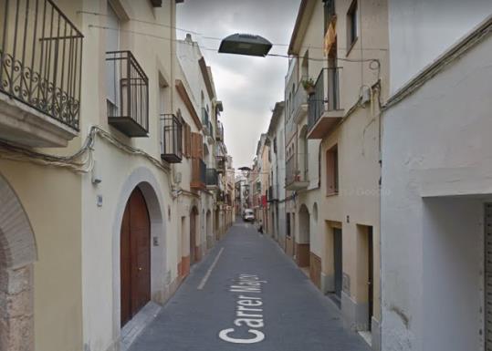 Imatge del carrer Major de Vilanova. Google Maps