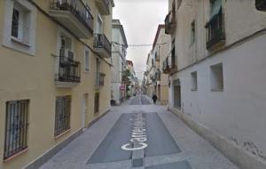 Imatge del carrer Sant Joan de Vilanova. Google Maps