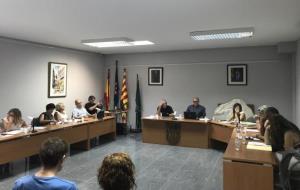 Imatge del ple municipal de Banyeres del Penedès. Eix