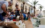 Imatge dels objectes que els ciutadans han anat deixant en record de la nena assassinada aquest 5 de juny de 2018 a Vilanova i la Geltrú. ACN