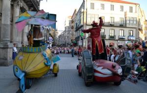 Imatge d’un dels espectacles relacionats amb el món del motor. Cia Xip Xap