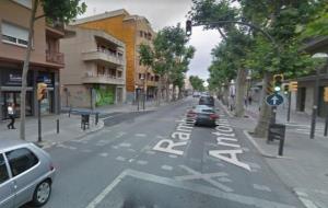 Imatge general de la rambla de Josep Antoni Vidal. Google Maps