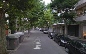 Imatge general de l'avinguda Cubelles de Vilanova. Google Maps