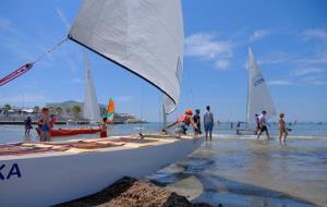 Imatges de la 1ª Regata Roig Toqués de patí català. Eix