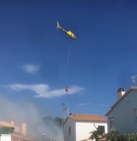 Incendi forestal a Sant Pere de Ribes. Abel Pérez