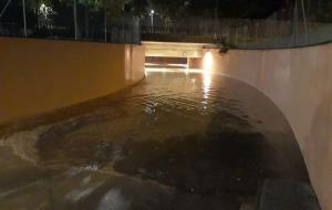 Inundació a Calafell