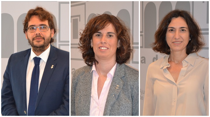 Jordi Mas cedeix les regidories de Medi Ambient, Habitatge i Salut a Rossell, Tubau i Moliné. Ajuntament de Sitges