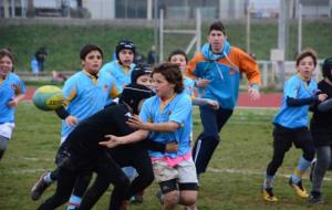 Jornada d'escoles de rugby a Vilanova amb Buc, Ceu, Cornellà i Sitges. SEL Vilanova