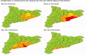 La cota de neu podrà baixar aquest dijous als 200 metres o fins i tot a nivell del mar. EIX