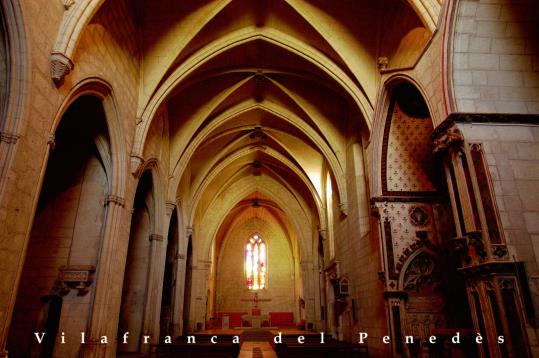 La cripta de Santa Maria i l’església de Sant Francesc de Vilafranca obriran els dissabtes al matí. Ajuntament de Vilafranca
