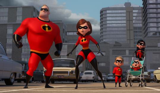 La família d''Els Increïbles', en un fotograma de la nova entrega del film. Pixar