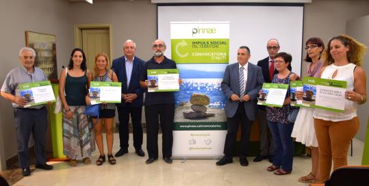 La Fundació Pinnae fa entrega de la línia d'Ajuts d'Impuls Social pel Penedès. Fundació Pinnae