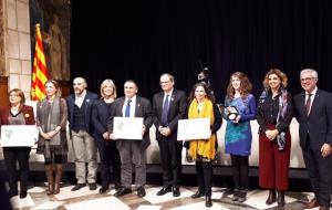 La Generalitat lliura el premi a la millor experiència turística al Camí del Vi de Vilafranca. Ajuntament de Vilafranca