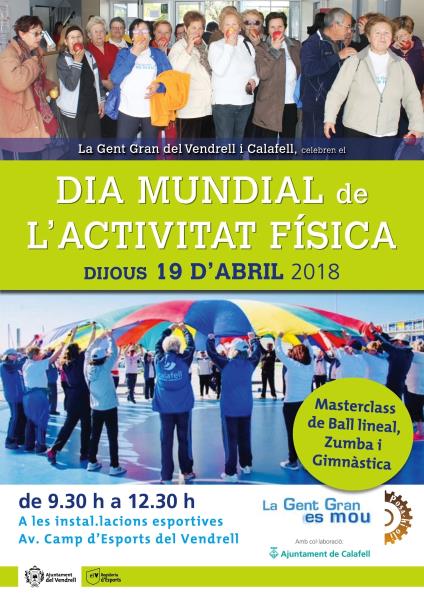 La gent gran del Vendrell i de Calafell celebraran conjuntament el Dia Mundial de l’Activitat Física. EIX