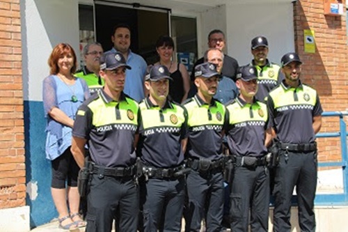 La policia local de Vilanova i la Geltrú incorpora sis nous agents. Ajuntament de Vilanova