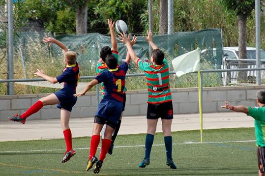 L’Anoia Rugbi Club sots 14 en el torneig 7’s de la FCR . Eix