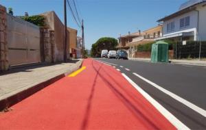 L’Arboç posa en funcionament el seu primer carril bici . Ajuntament de l'Arboç