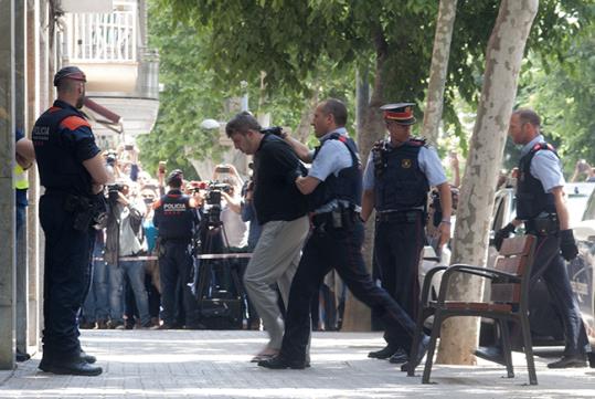 L’arrestat pel crim de la nena de 13 anys. Eix