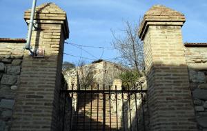 L'entrada al Fort de Sant Magí pel carrer de Carme Verdaguer d'Igualada. 24 de gener de 2018