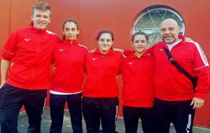 L'equip de l'Escola de Judo Vilafranca. Eix