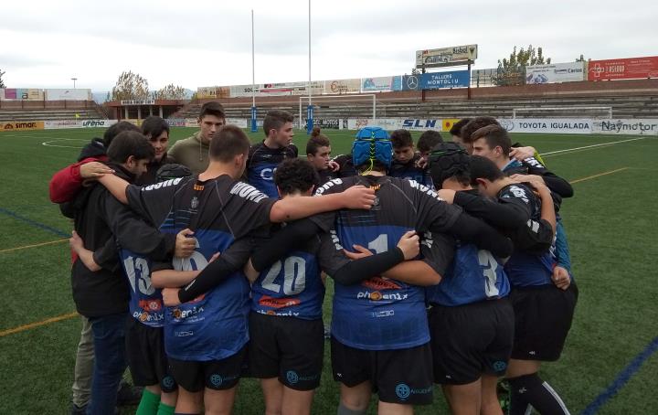 L’equip sots 16 de l’Anoia Rugby Club. Eix