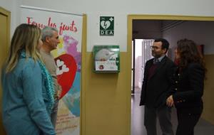 Les escoles públiques de Sitges ja són espais cardioprotegits. Ajuntament de Sitges