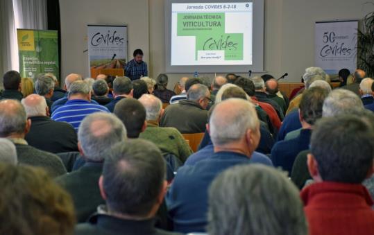 Les noves tecnologies i l’adaptació al canvi climàtic centren la 6a Jornada Tècnica de Viticultura de Covides. EIX