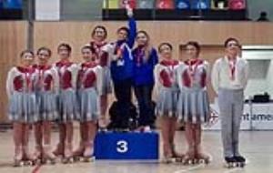 Les patinadores del CPA Vilanova