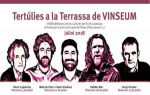  Les tertúlies a la terrassa de Vinseum. EIX
