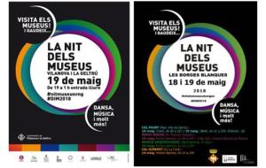 L'estudi de disseny que ha fet el cartell de la Nit dels Museus de Vilanova denuncia el plagi de les Borges Blanques. EIX