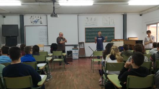 L'institut Cabanyes de Vilanova apropa la mediació a l'alumnat. Institut Cabanyes
