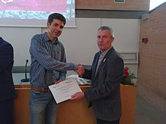 Luis Arias guanya el XIX Premi Eduard Vendrell i Baqués de viticultura i enologia. CC Alt Penedès