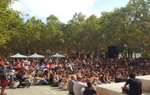 Més de 500 persones participen en la festa de presentació de la temporada d’espectacles familiars de Vilafranca. Ajuntament de Vilafranca