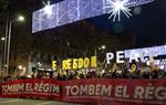 Milers de persones es manifesten al Passeig de Gràcia de Barcelona pel 21-D. ACN