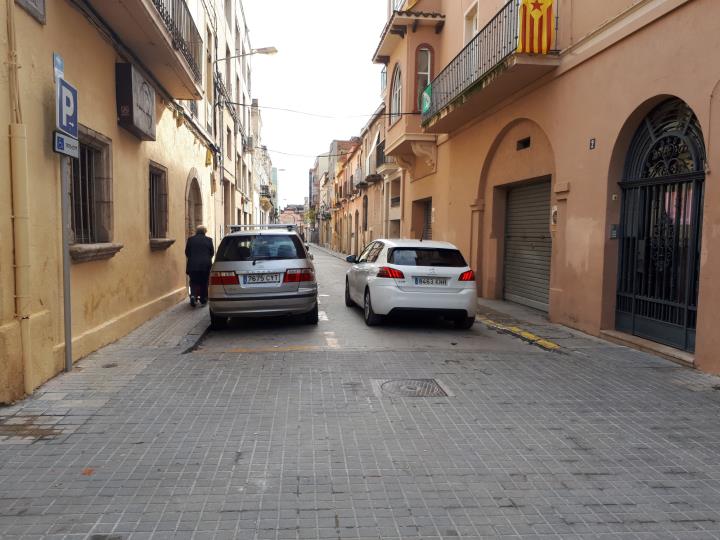 Millores al carrer del Casal de Vilanova per afavorir la mobilitat dels vianants. Ajuntament de Vilafranca