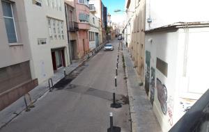 Millores al carrer del Casal de Vilanova per afavorir la mobilitat dels vianants