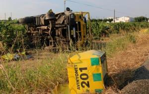 Mor un voluntari d'ADF en un accident a l'N-340 a l'Arboç quan anava a apagar un incendi a Castellet i la Gornal. ACN