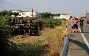 Mor un voluntari d'ADF en un accident a l'N-340 a l'Arboç quan anava a apagar un incendi a Castellet i la Gornal