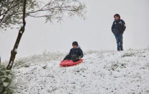 Nevada a Sant Sadurní d'Anoia. Ajt Sant Sadurní d'Anoia