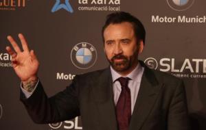 Nicolas Cage abans de rebre el Gran Premi Honorífic al Festival de cinema de Sitges, el 6 d'octubre del 2018. ACN