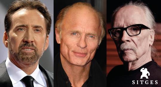  Nicolas Cage i Ed Harris i John Carpenter. SITGES Festival 