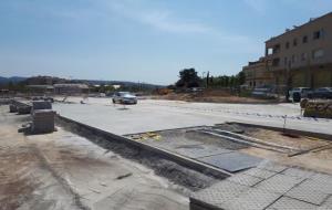 Obert provisionalment el nou vial sobre la llosa que connecta amb el carrer Santa Digna. Ajuntament de Vilafranca