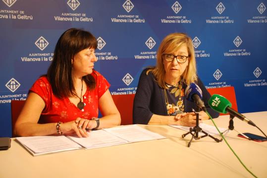 Olga Arnau i Neus Lloveras. Míriam de Lamo
