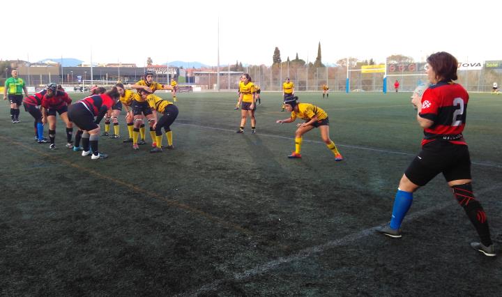 Partit del femení del Anoia Rugby. Eix