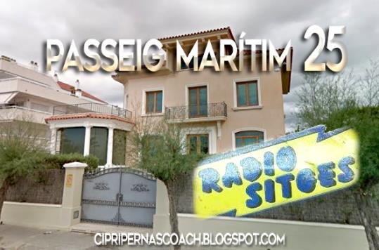 Passeig marítim 25, Ràdio Sitges. Eix