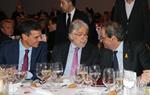 Pedro Sánchez, Josep Sánchez Llibre i Quim Torra. ACN / Andrea Zamorano