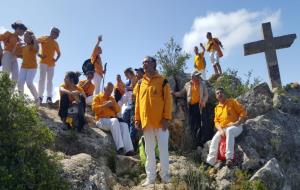 Pilar dels Bous de la Bisbal del Penedès al cim del Montmell